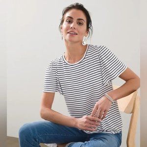 Chico's knit Top Size 0 (S 4/6) Classic Navy